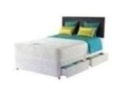 Layezee Essentials Pocket 600 Memory Double Divan - 4 Drw